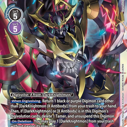 DarkKnightmon (X Antibody) [BT10-069] [Xros Encounter]