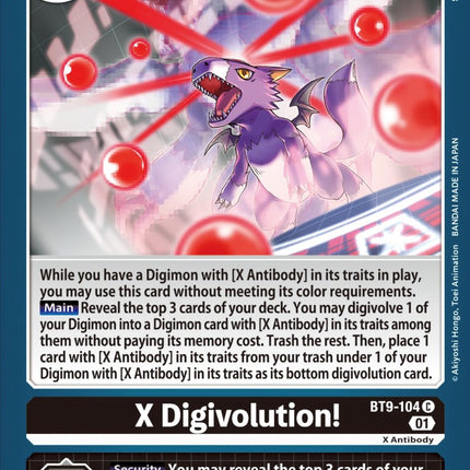 X-Digivolution [BT9-104] [X Record]