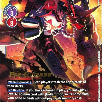 Megidramon [BT5-083] [Battle of Omni Pre-Release Promos]