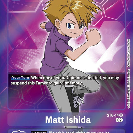Matt Ishida [ST6-14] (Alternate Art) [Starter Deck: Ragnaloardmon]