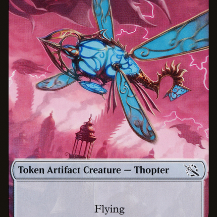 Warrior // Thopter Double-Sided Token [March of the Machine Tokens]