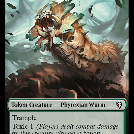 Phyrexian Wurm [Phyrexia: All Will Be One Commander Tokens]