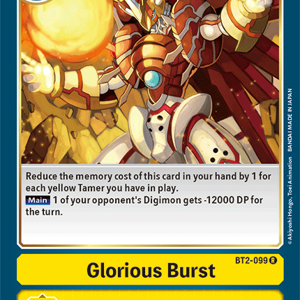 Glorious Burst [BT2-099] [Release Special Booster Ver.1.5]