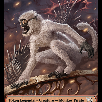 First Mate Ragavan // Spirit (13) Double-Sided Token [March of the Machine Tokens]