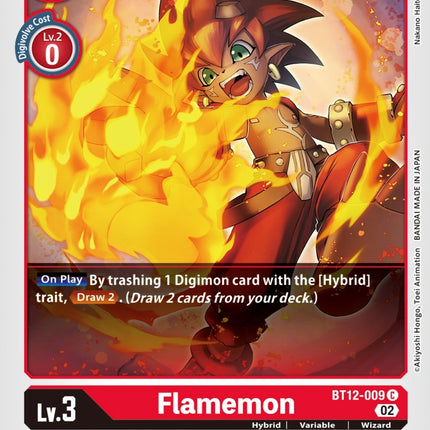 Flamemon [BT12-009] [Across Time]