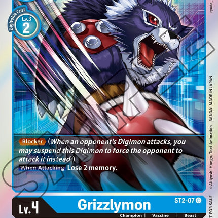 Grizzlymon [ST2-07] (Event Pack 1) [Starter Deck: Cocytus Blue Promos]