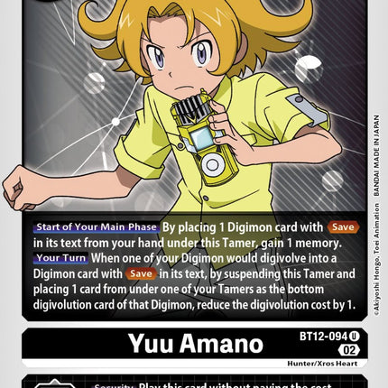 Yuu Amano [BT12-094] [Across Time]
