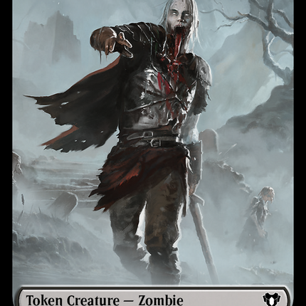 Zombie (0019) // Kor Soldier Double-Sided Token [Commander Masters Tokens]
