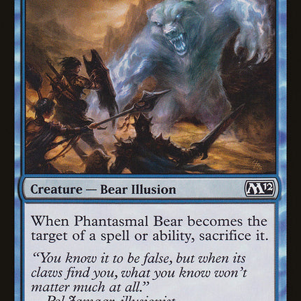 Phantasmal Bear [Magic 2012]