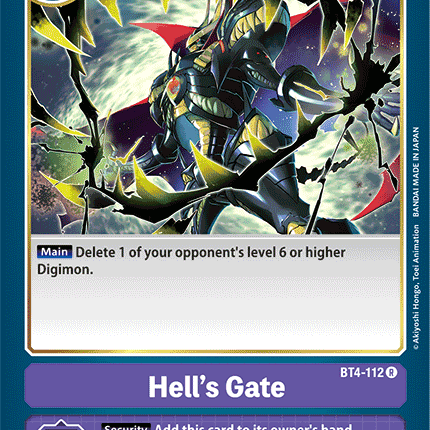 Hell's Gate [BT4-112] [Great Legend]