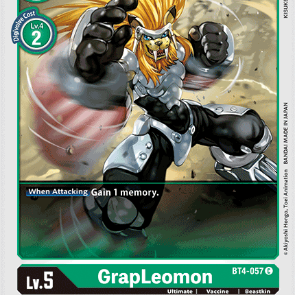 GrapLeomon [BT4-057] [Great Legend]
