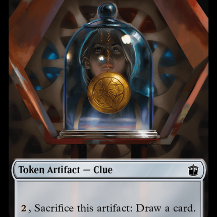 Human (0005) // Clue (0023) Double-Sided Token [Doctor Who Tokens]