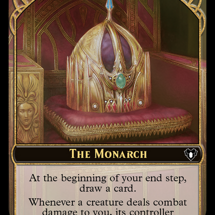 The Monarch // Cat (0005) Double-Sided Token [Commander Masters Tokens]