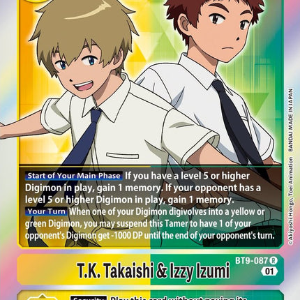 T.K. Takaishi & Izzy Izumi [BT9-087] [X Record]