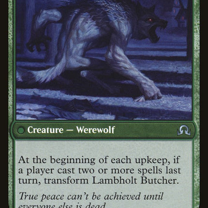 Lambholt Pacifist // Lambholt Butcher (Double Faced Transform) [Shadows over Innistrad]