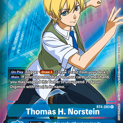 Thomas H. Norstein [BT4-093] (Buy-A-Box Promo) [Great Legend Promos]