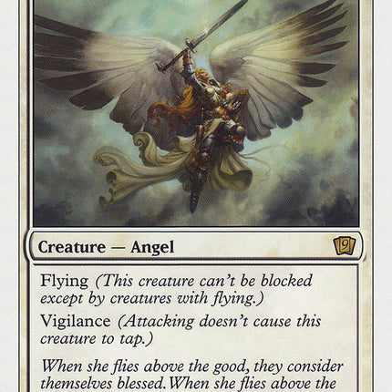 Serra Angel (9th Edition) [Oversize Cards]