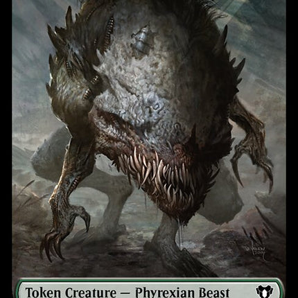 Thopter // Phyrexian Beast Double-Sided Token [Commander Masters Tokens]