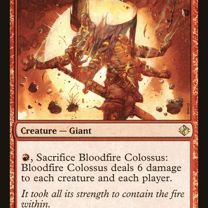 Bloodfire Colossus [Duel Decks: Venser vs. Koth]