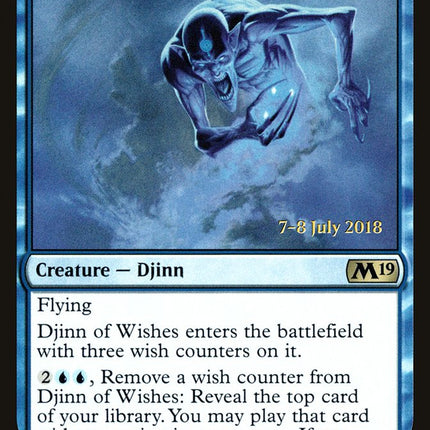 Djinn of Wishes  [Core Set 2019 Prerelease Promos]