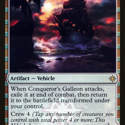 Conqueror's Galleon // Conqueror's Foothold (compasslanddfc) [XLN Treasure Chest] Foil