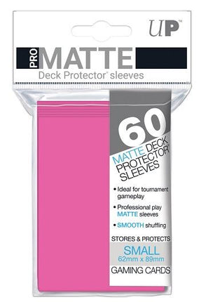 Ultra Pro Gloss Small-Sized Gloss 60 Ct. Hot Pink Sleeves