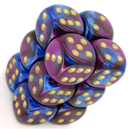 gemini blue purple gold chessex dice