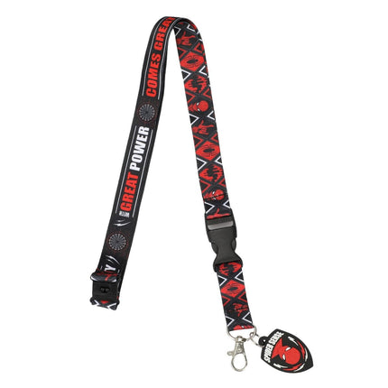 Lounge Fly - Marvel - "With Great Power, Comes Great Responsibility" Spiderman Lanyard