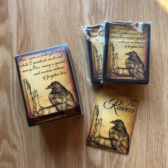 Edgar Allan Poe Raven Deck Box – Dark Fox TCG