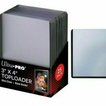 Ultra Pro Black Border 3x4 Toploaders