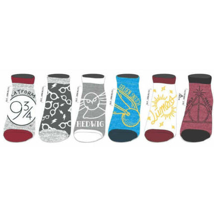 HARRY POTTER -ANKLE SOCK 6 PACK SET