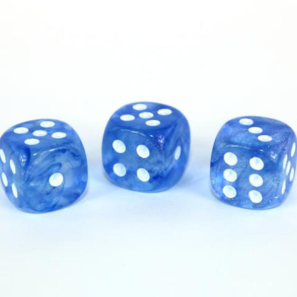 sky blue white dice