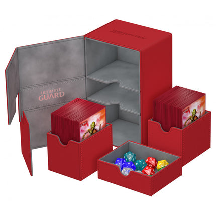 Ultimate Guard Twin Flip'n'Tray 160+ XenoSkin Red