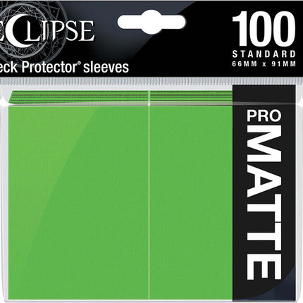 Ultra Pro Eclipse Matte Lime Green 100 Ct. Sleeves