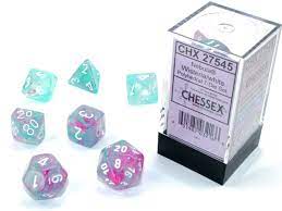colourful candy coloured dice