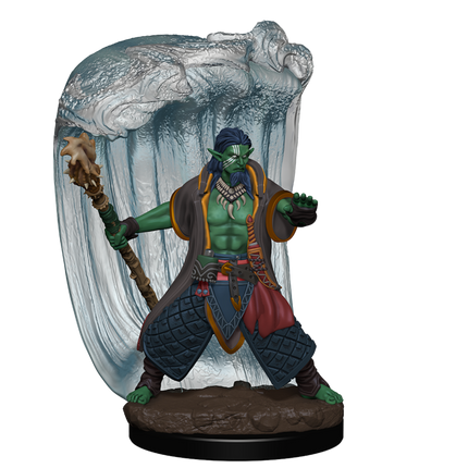 D&D Icons of the Realms Premium Miniatures: Water Genasi Druid Male